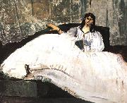 Bauldaire's Mistress Reclining Edouard Manet